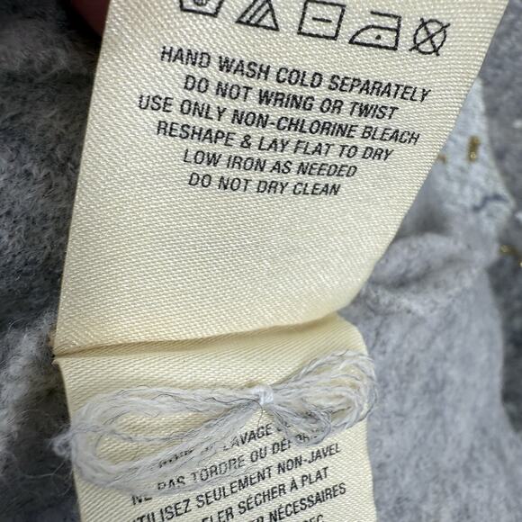 Anthropologie Knitted & Knotted Afterlight Wool Dress Small Sleeveless Floral - Picture 11 of 14